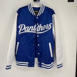 BigBoy HeadGear Georgia State Panthers Varsity Jacket Royal Blue‎ White 2XL